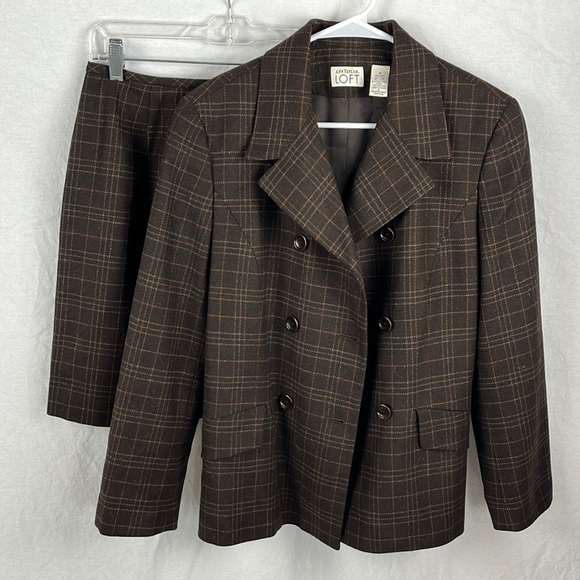 Vintage loft suit set plaid - Picture 1 of 8